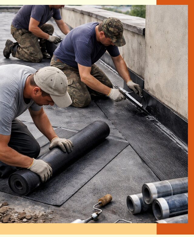 Гидроизоляция кровли в Дюртюли от 4691 руб. — профессиональная гидроизоляция крыши | ТепломастерДюр