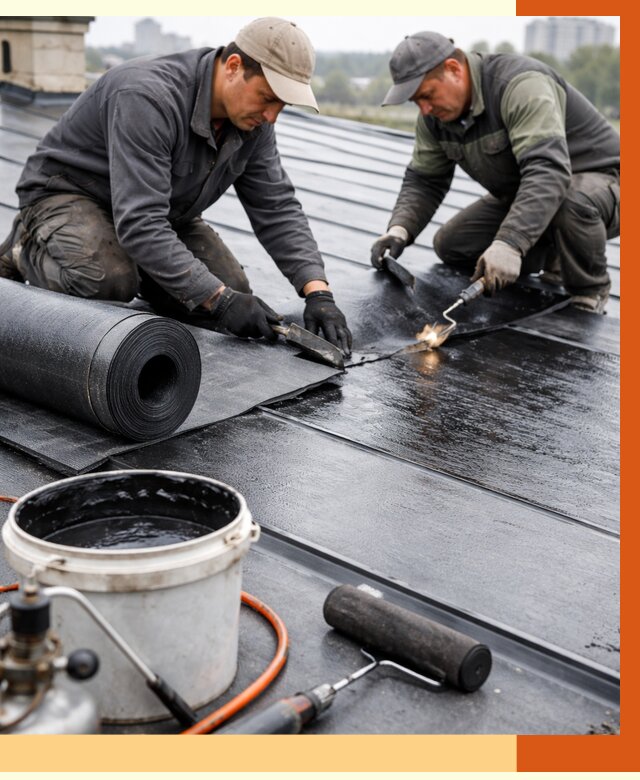 Гидроизоляция фальцевой кровли в Дюртюли от 7819 руб. под ключ | ТепломастерДюр
