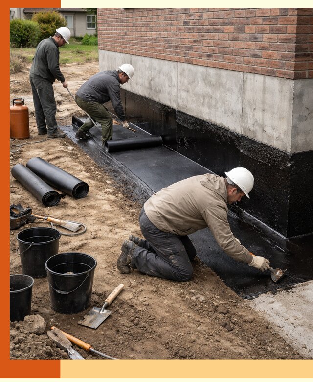 Гидроизоляция фундамента в Дюртюли: надежная защита строений