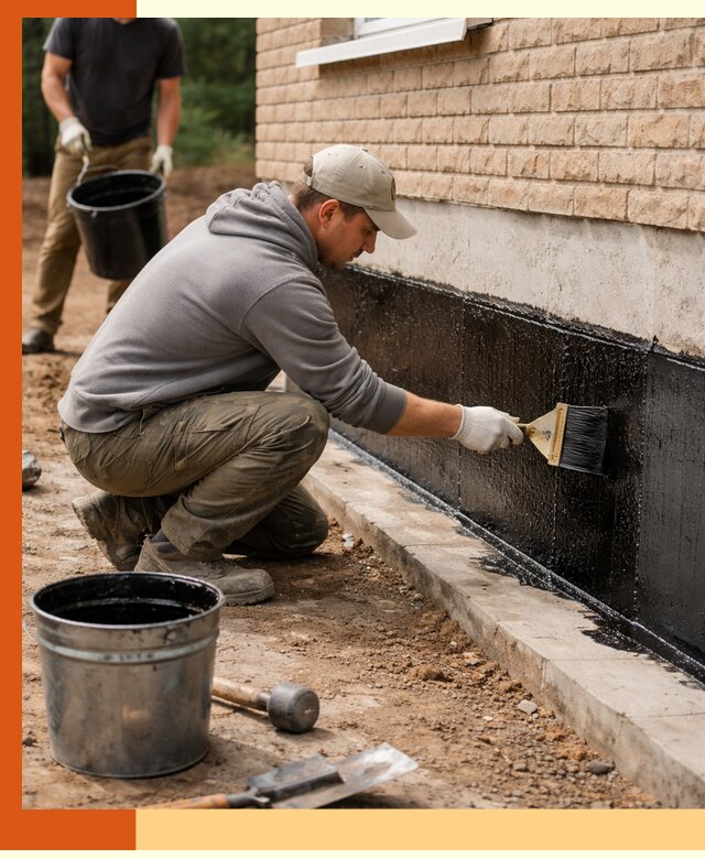 Гидроизоляция цоколя домов и зданий в Дюртюли эффективными методами