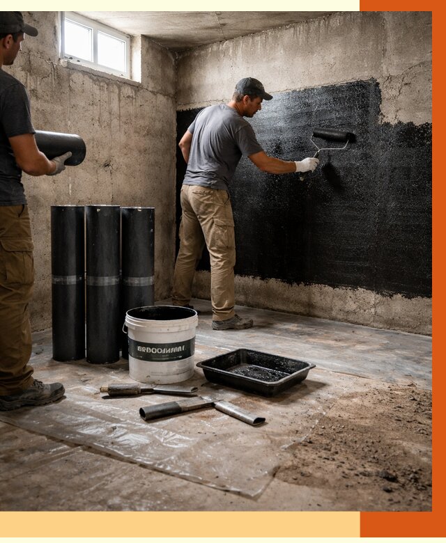 Гидроизоляция подвала в Дюртюли от 3649 руб. под ключ | Профессионально — ТепломастерДюр