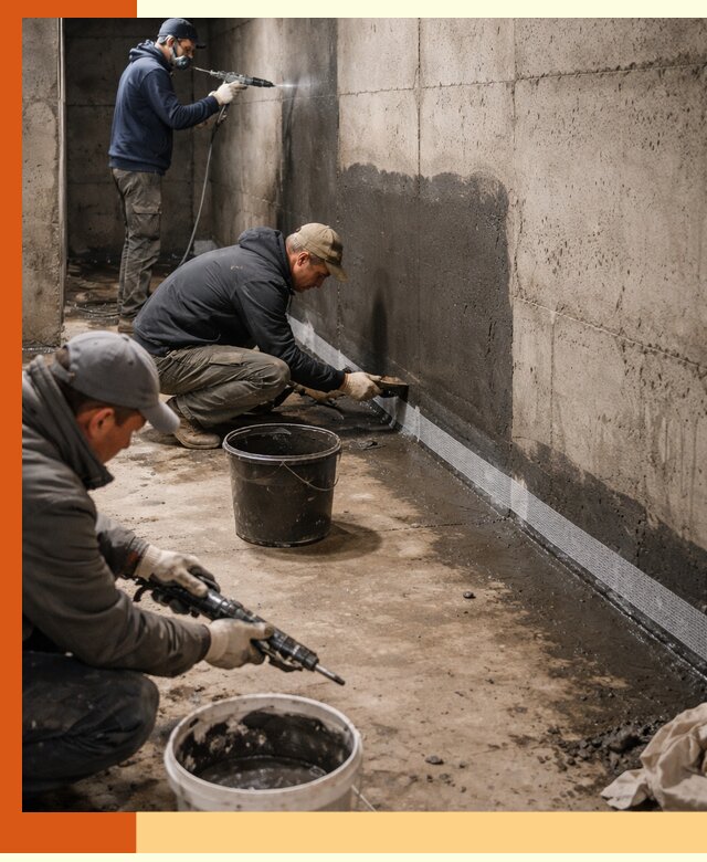 Гидроизоляция подвала в Дюртюли — комплексная защита от влаги