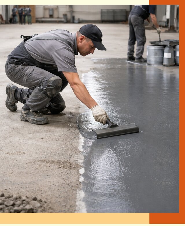 Гидроизоляция промышленного пола в Дюртюли от 1251 руб./м2 — ТепломастерДюр специалисты под ключ