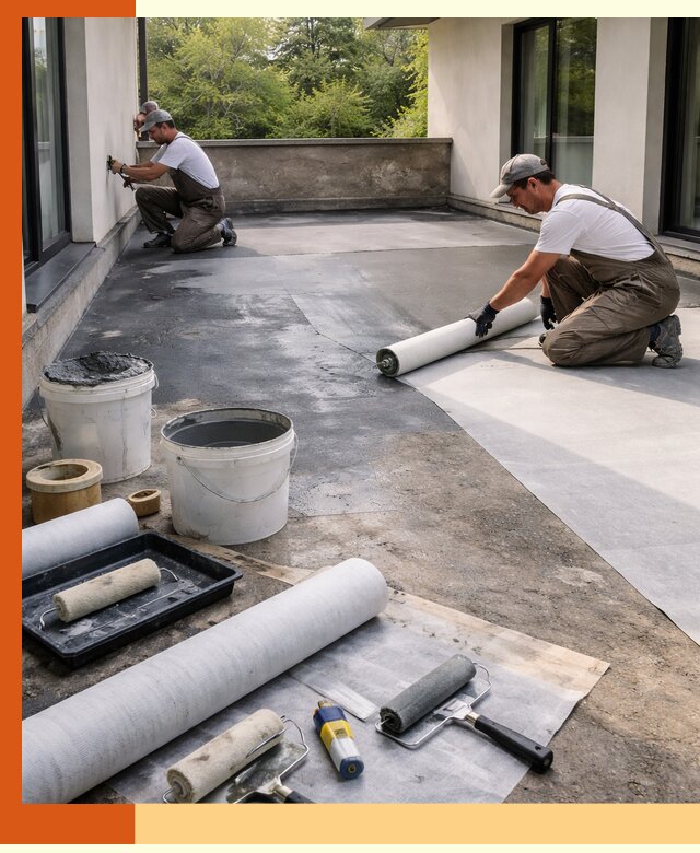 Гидроизоляция террасы в Дюртюли — надежная защита от влаги и протечек