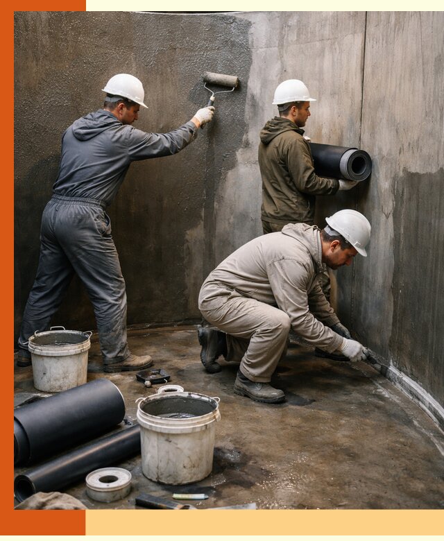 Гидроизоляция резервуара профессионально в Дюртюли