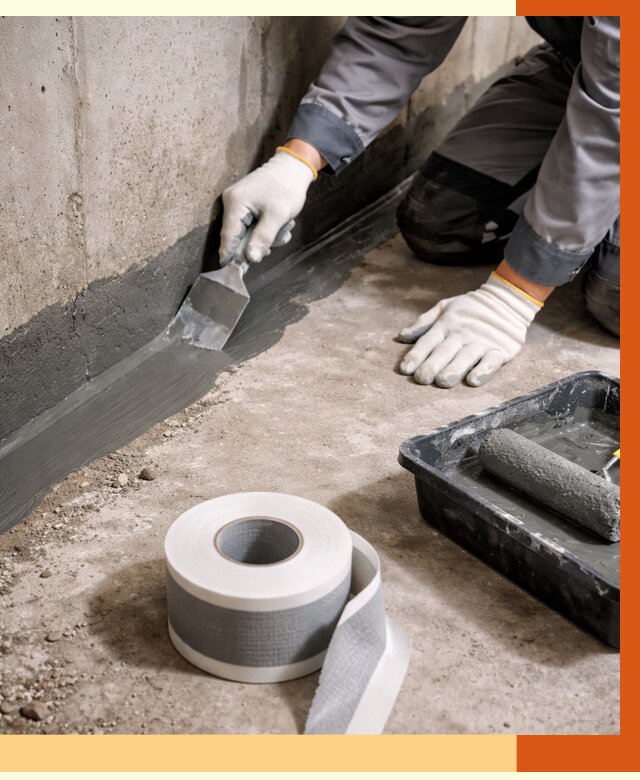 Гидроизоляция швов и герметизация стыков в Дюртюли от 1303 руб. | ТепломастерДюр