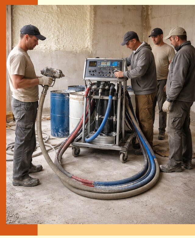 Аренда установки для напыления ППУ в Дюртюли на выгодных условиях